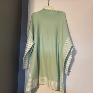 Elegant Mint Women's Cowl Neck Sweater